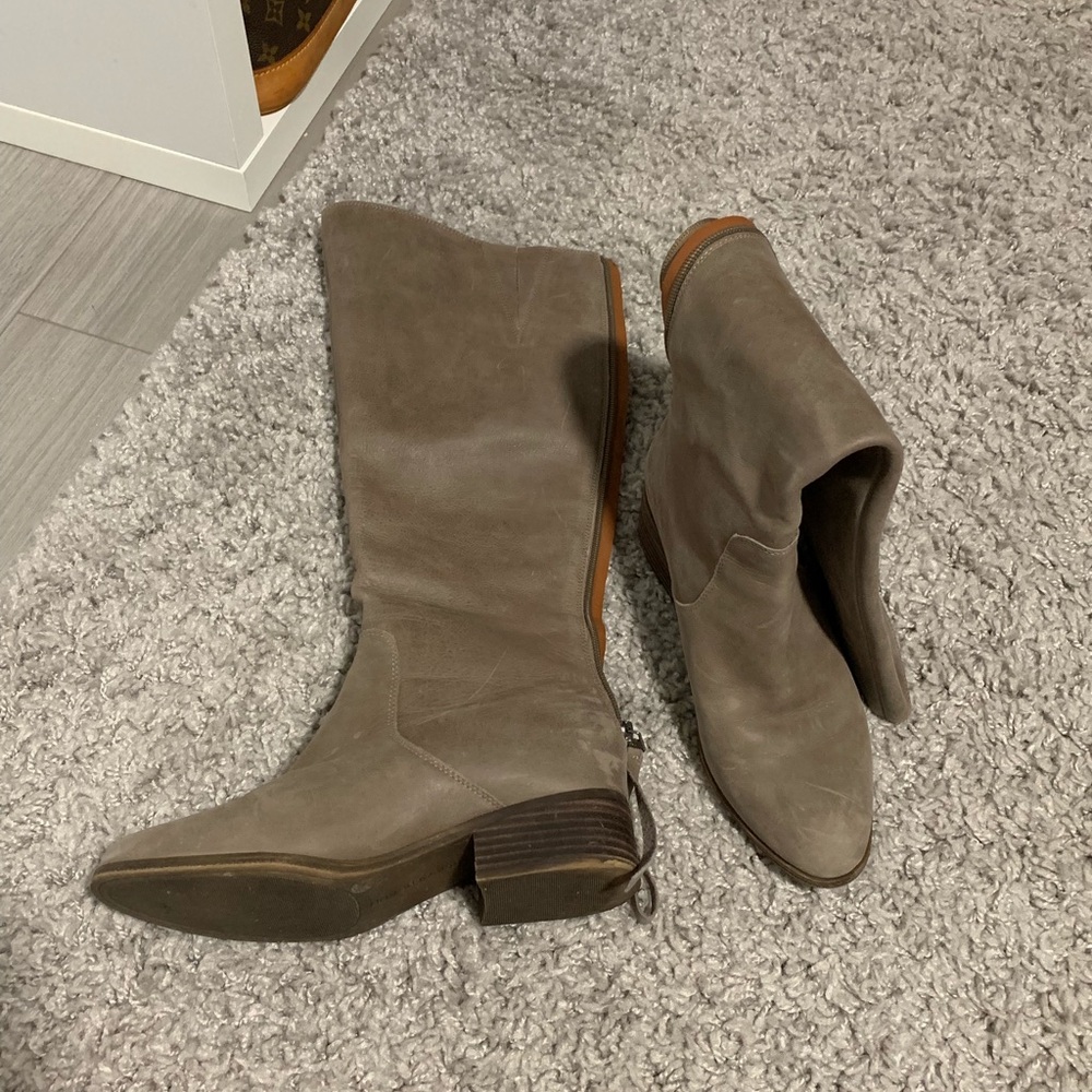 Lucky Brand Size 7.5 Riding Boots Leather - Picture 1 of 8